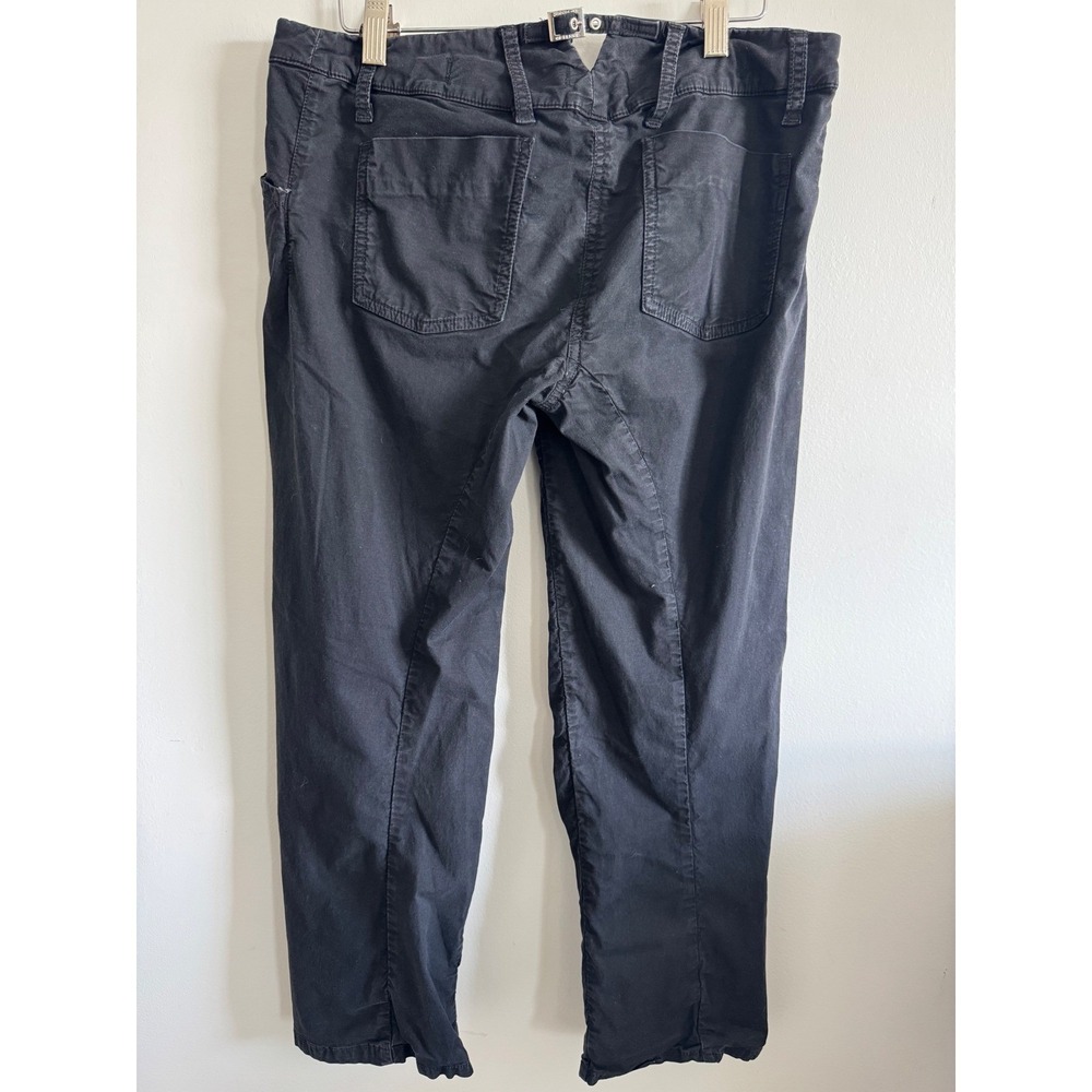 GF Ferre Black Cotton Straight Leg Pants Black Utility Indie Sleeze Punk Y2k